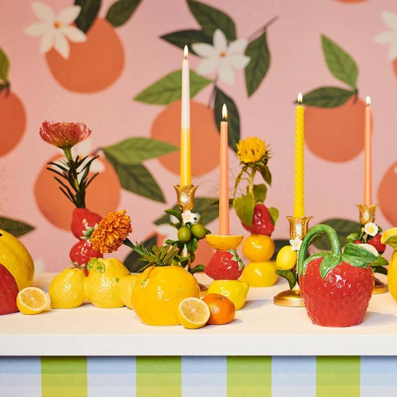 Candlestick - Lemon ↑ 18 cm