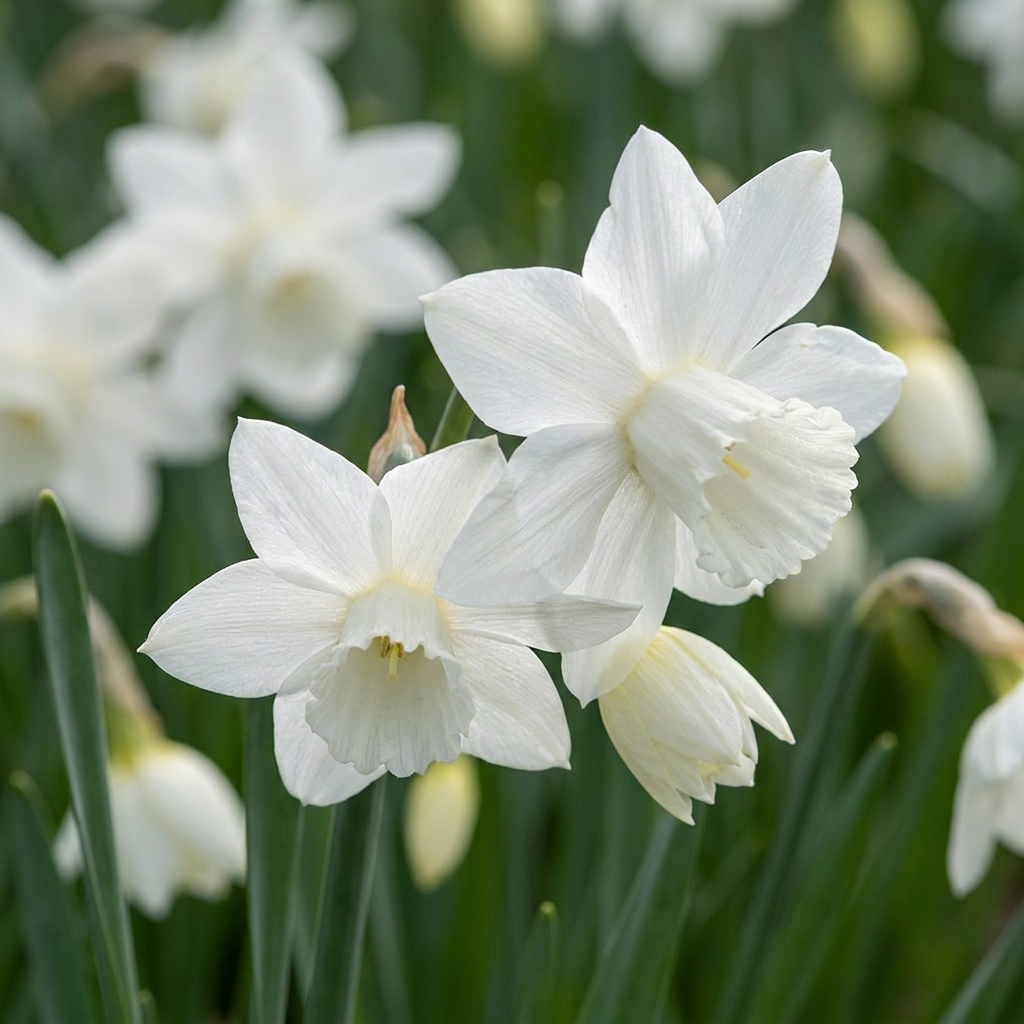120x Narcissus Triandrus Thalia - Narciso degli Angeli - Bianco - Fioritura Primaverile - Misura bulbo 10/12