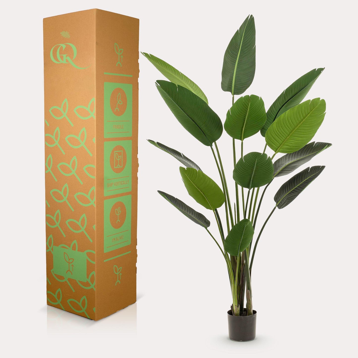 Artificial plant - Strelitzia Nicolai - Bird of Paradise flower - 190 cm