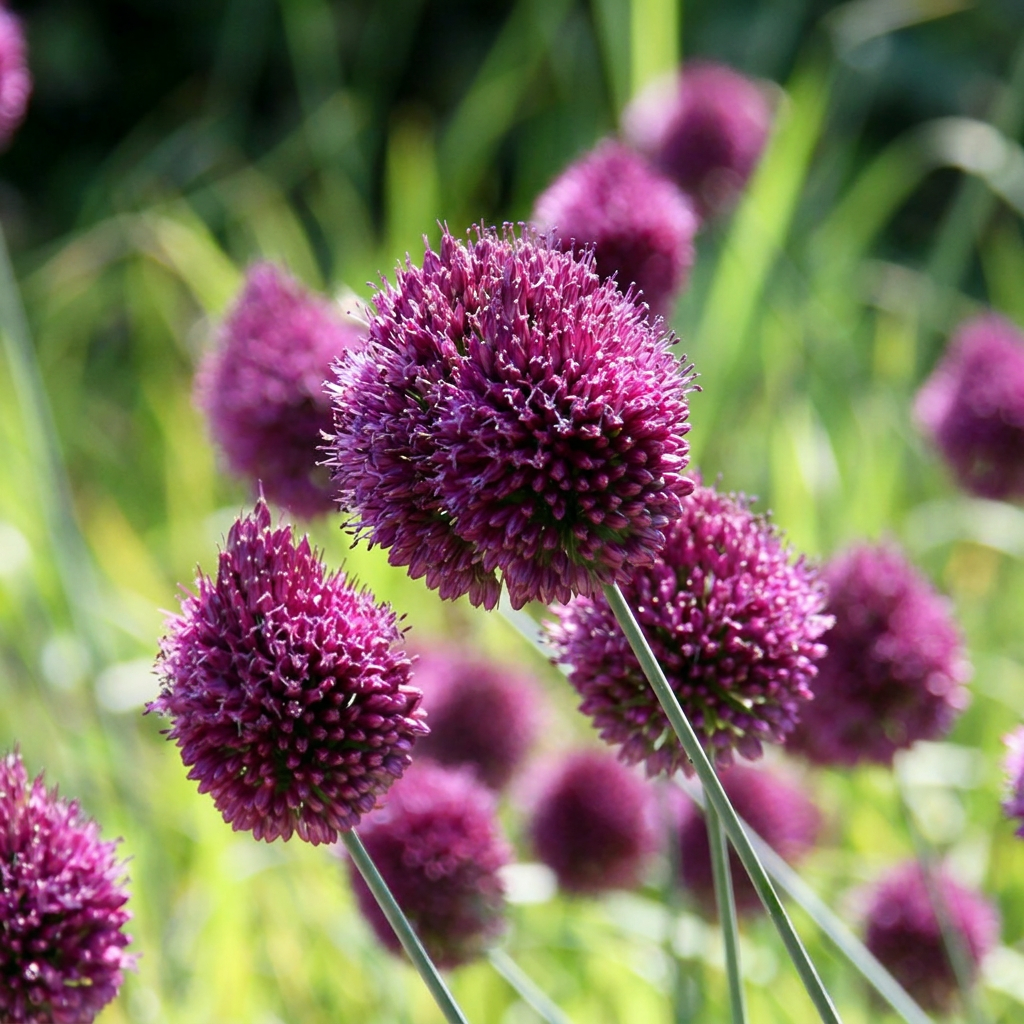 400x Allium Sphaerocephalon - Drumstick Allium - Purple - Summer Flowering - Bulb size 5/6
