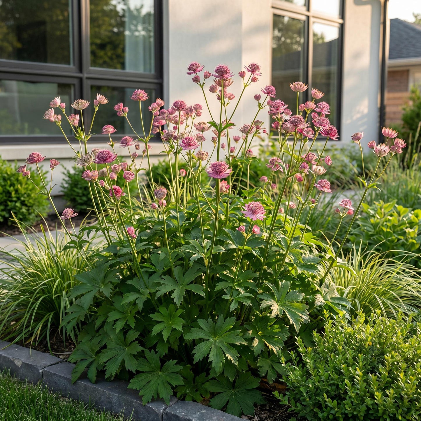 Perennial - Astrantia major - Masterwort - Shade - White-Pink - 6 Plants - 11cm Pot - Height 15-25cm