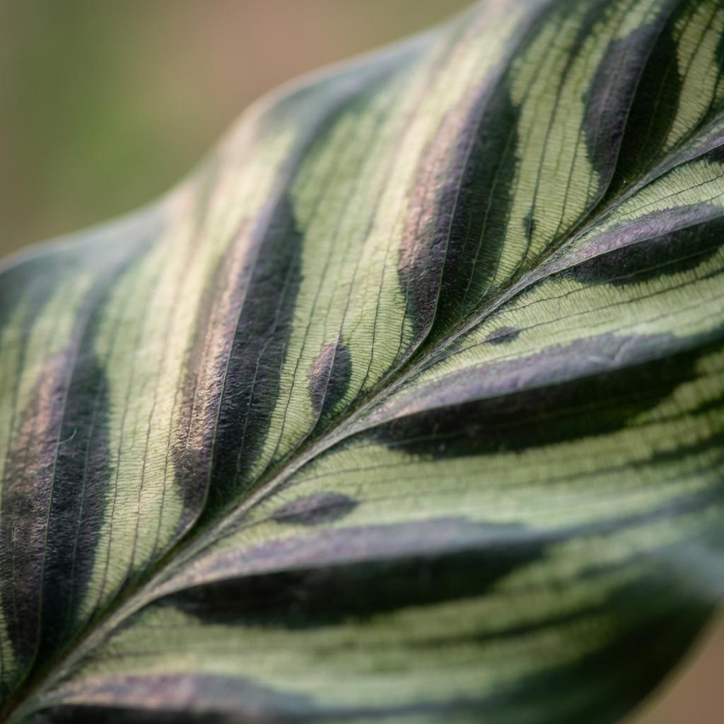 Houseplant - Peacock Plant - Calathea Makoyana - Green - Low Maintenance - 1 Plant - Pot 19cm - Height 70cm