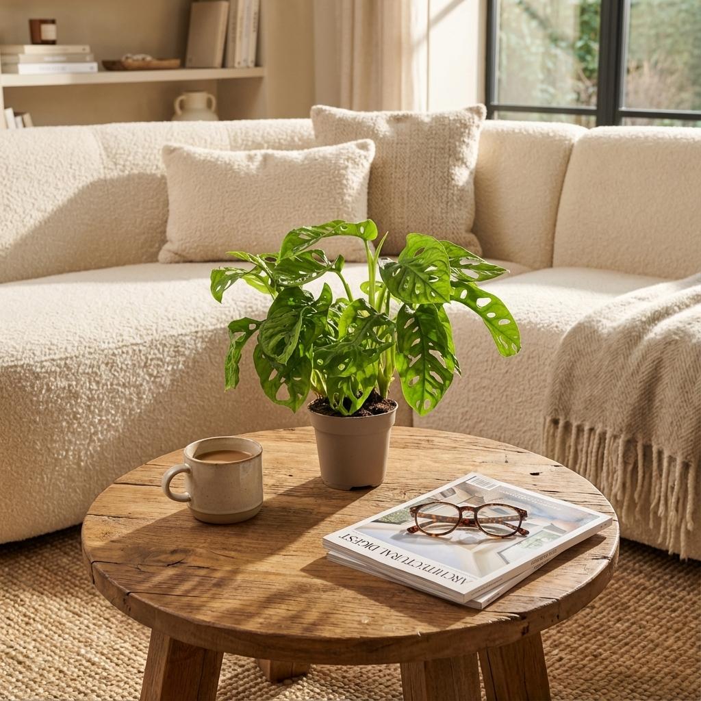 Monstera Adansonii Monkey Mask - Ø 12 cm - Altezza: 25-35 cm