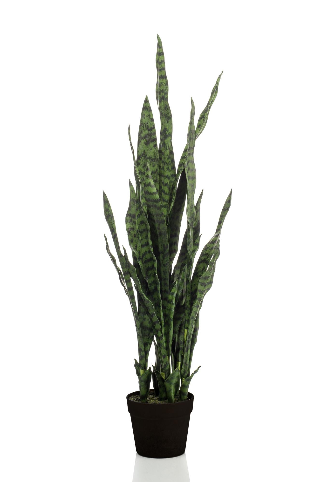 Artificial plant - Sanseveria black coral - Mother-in-law's tongue - 97 cm
