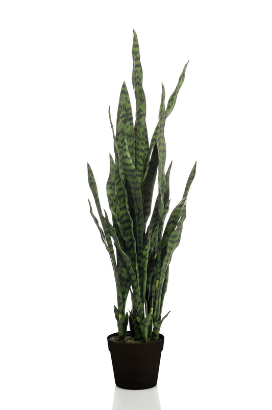 Artificial plant - Sanseveria black coral - Mother-in-law's tongue - 97 cm