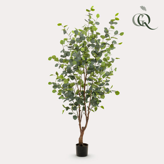 Pianta artificiale - Eucalipto - Gomma blu - 140 cm