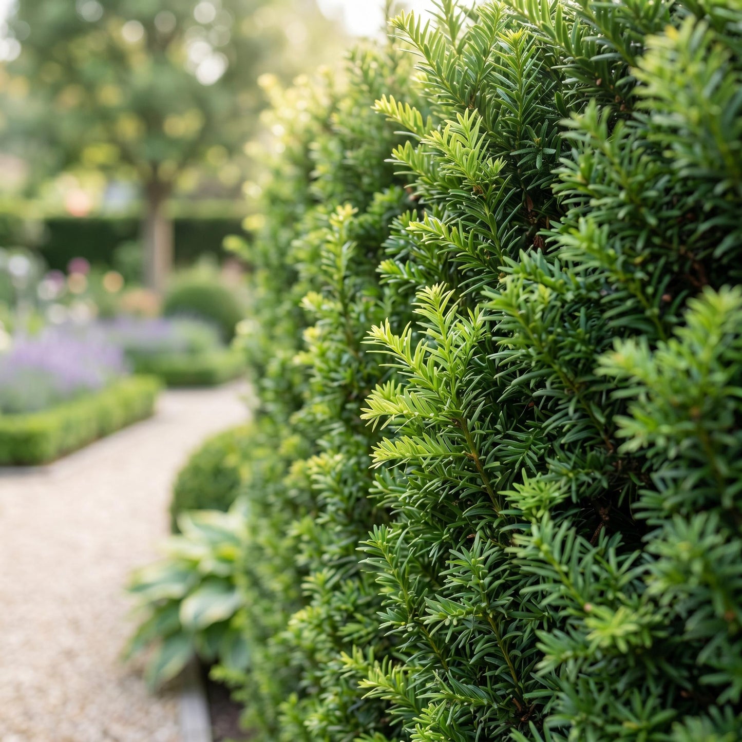 Green boutiQ - 8x Taxus baccata - Yew - Hedge Plants - Evergreen - Green - Pot 9cm - Height 20-30cm