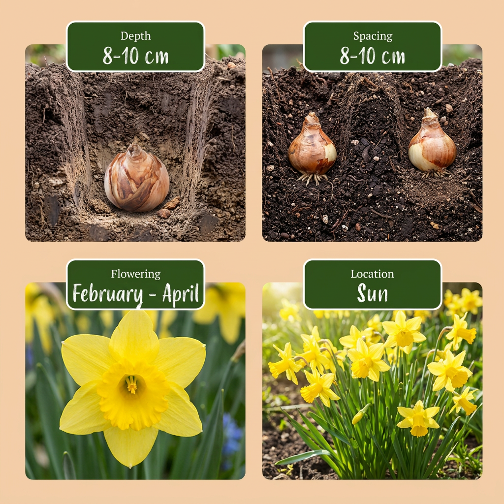 200x Narcissus Tete-A-Tete - Miniatuurnarcis - Geel - Voorjaarsbloeier - Bolmaat 10/11