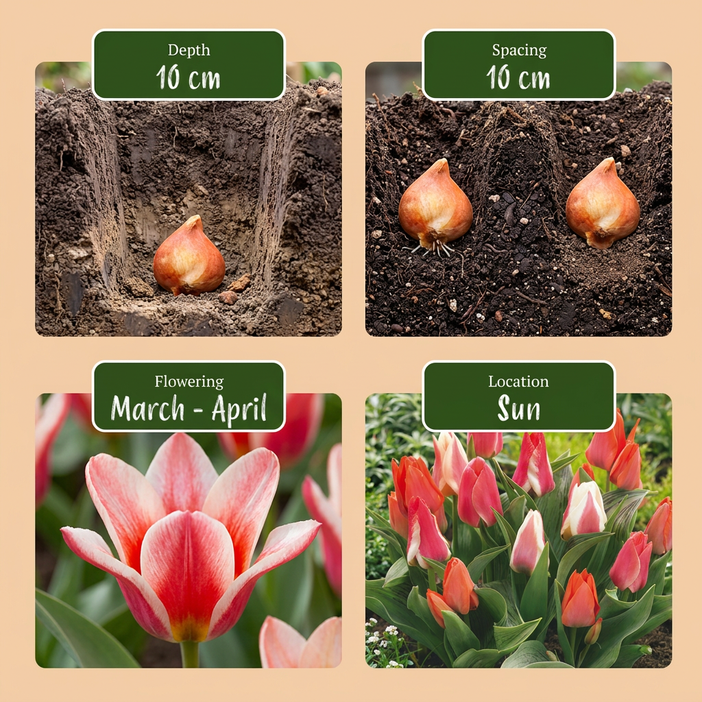 80x Tulipa Greigii mix - Greigii-tulp mix - Diversen - Voorjaarsbloeier - Bolmaat 11/14