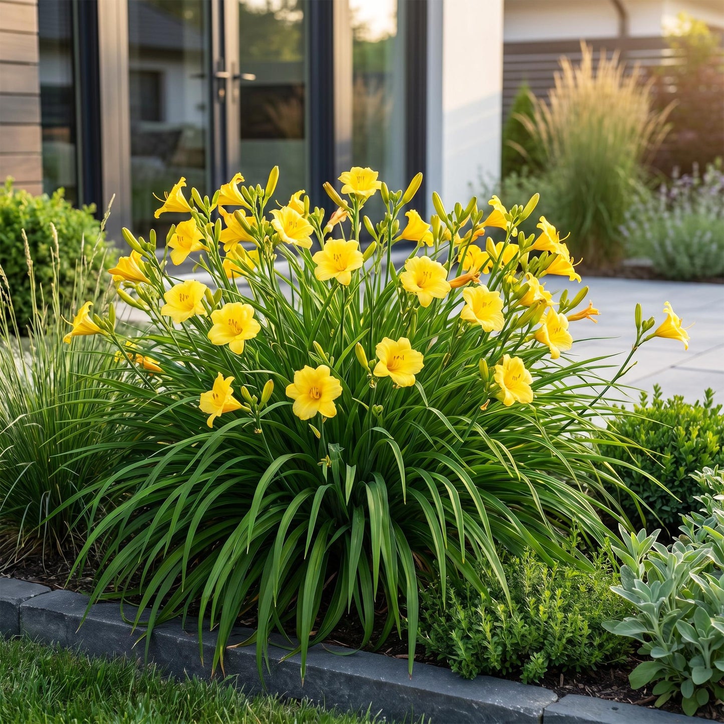 Vasteplant - Hemerocallis Stella d'Oro - Daglelie - Bijen en Vlinderlokkers - Geel - 1 Plant - Pot 11cm - Hoogte 15-25cm