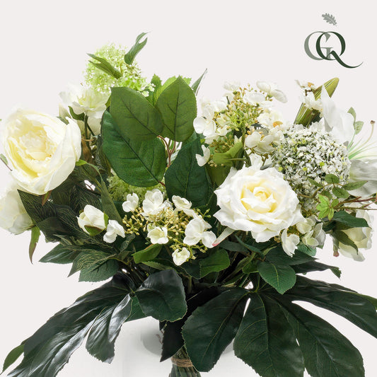 Fiori artificiali - Bouquet - M - White Dream - 60 cm
