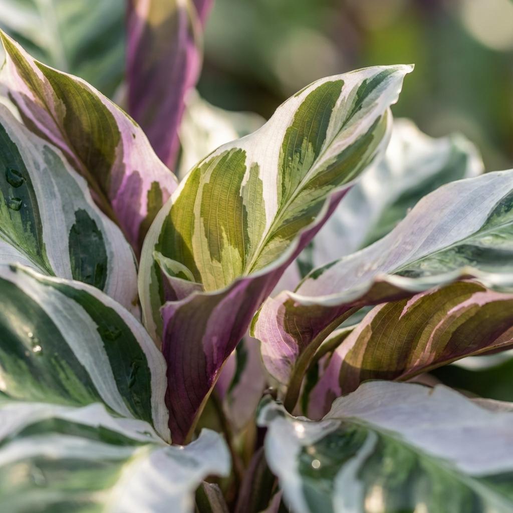 Calathea Fusion White - Ø 14 cm - Altezza: 35 - 40 cm