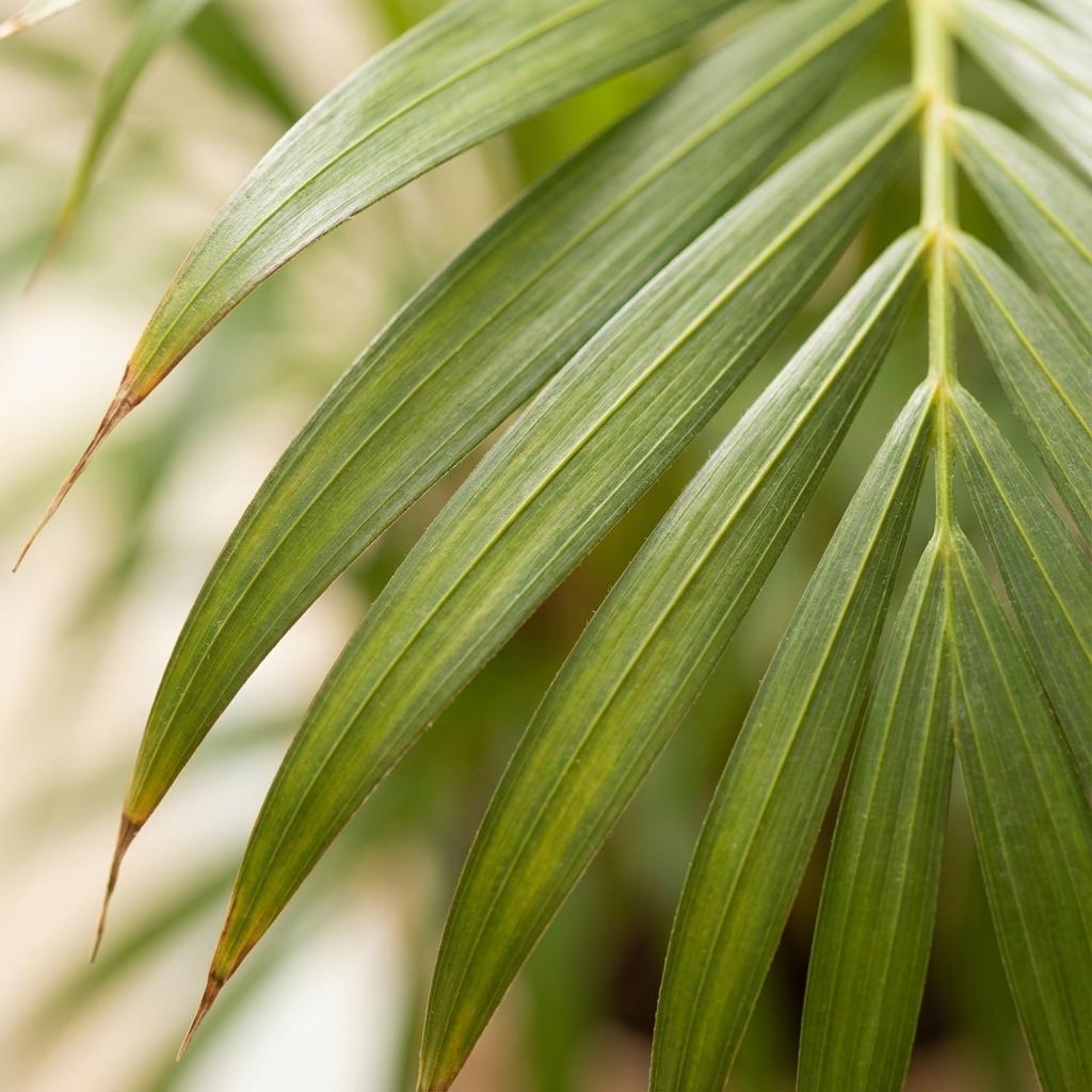 Areca Palm (Dypsis)  with Potter white - 100cm - Ø21
