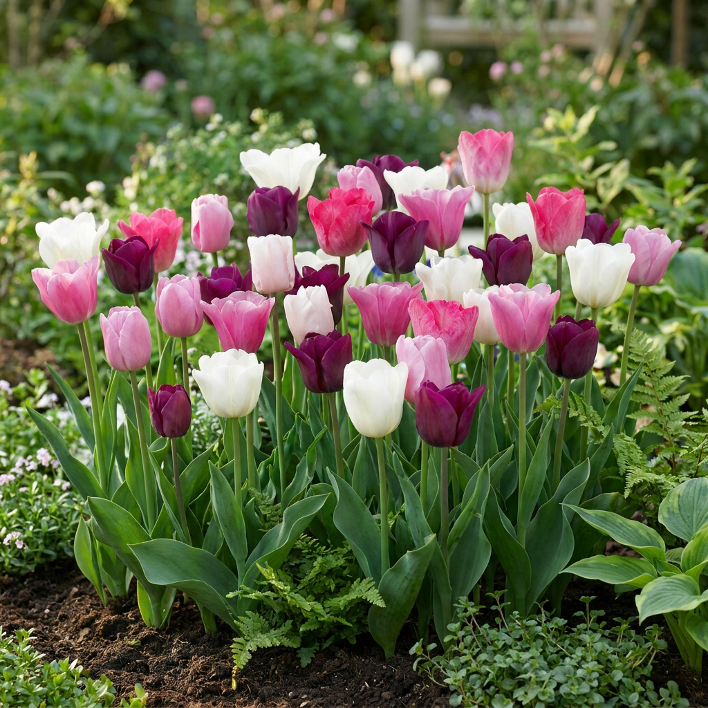 140x Tulipa Pastel mix - Mix tulipani pastello - Vari - Fioritura primaverile - Calibro 11/15