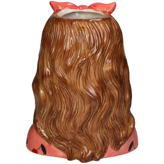 Vaso Fashion Lady 'Jessie' 27 cm – Con occhiali e fascia per capelli