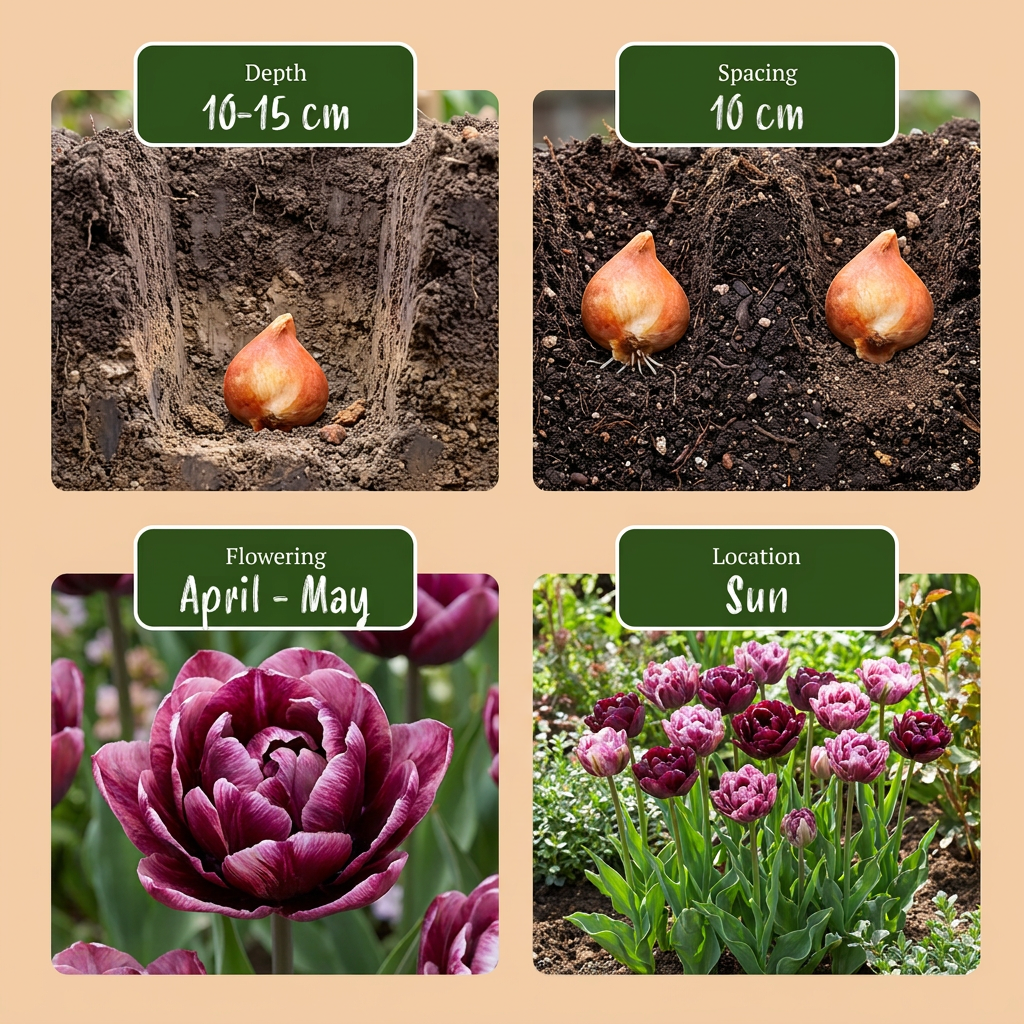 12x Tulipa Sweet Desire mix - Tulipano Sweet Desire mix - Varietà - Fioritura primaverile - Calibro bulbo 11/12