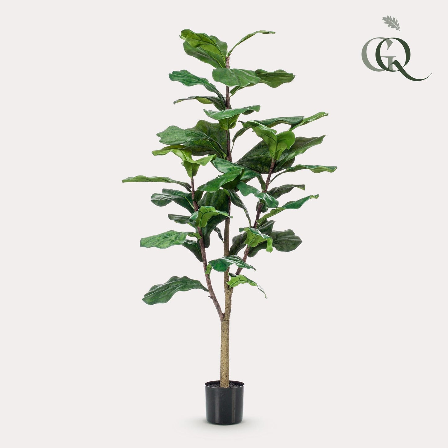 Pianta artificiale - Ficus Lyrata - Pianta di tabacco - 120 cm
