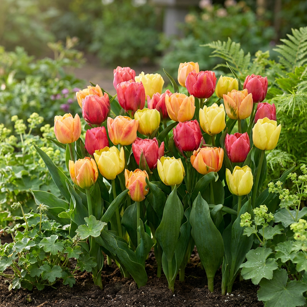 96x Tulipa Symbiosa mix - Tulipano Symbiosa mix - Varie - Fiori primaverili - Dimensione bulbo 11/12