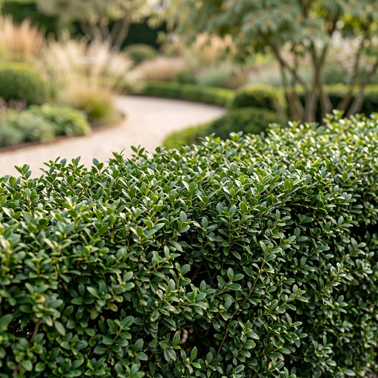 Green boutiQ - 24x Ilex crenata Stokes - Japanese Holly - Hedge Plants - Evergreen - Green - Pot 9cm - Height 20-30cm