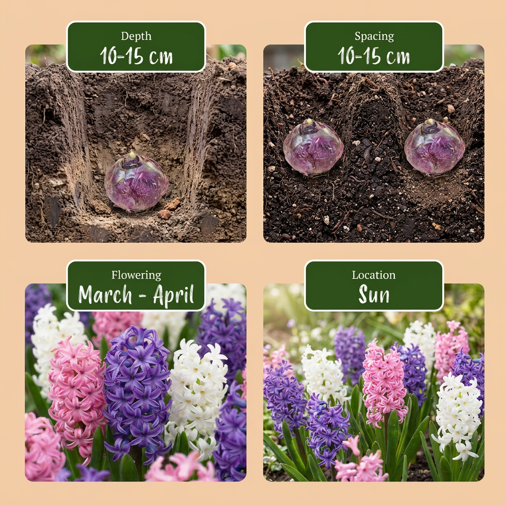 80x Hyacinthus Pastel mix - Giacinto mix Pastello - Pastello - Fioritura primaverile - Calibro 14/15