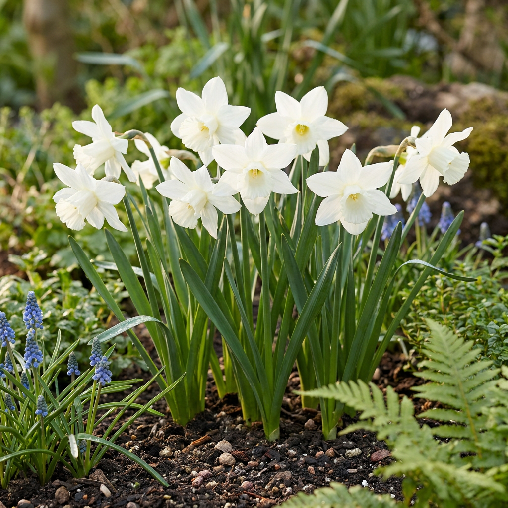 120x Narcissus Triandrus Thalia - Narciso degli Angeli - Bianco - Fioritura Primaverile - Misura bulbo 10/12