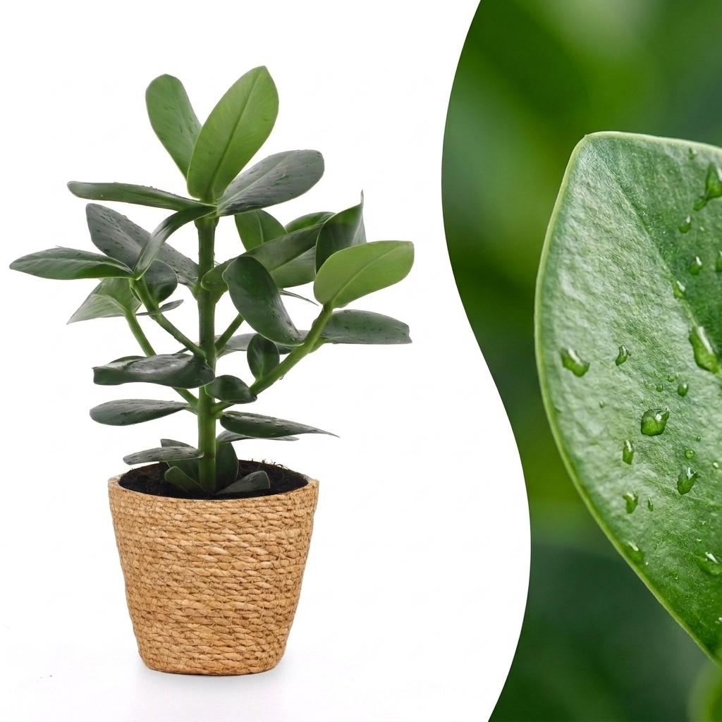 Clusia Princess - Clusia - 1 Plant - with Basket - Pot 12cm - Height - 40cm