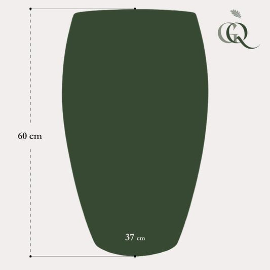 Vaso - Antracite - Goccia di pioggia - L - H60 P37