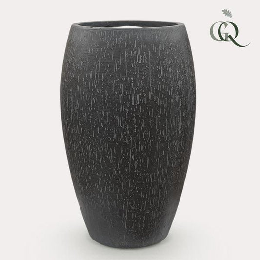 Vaso - Antracite - Goccia di pioggia - L - H60 P37