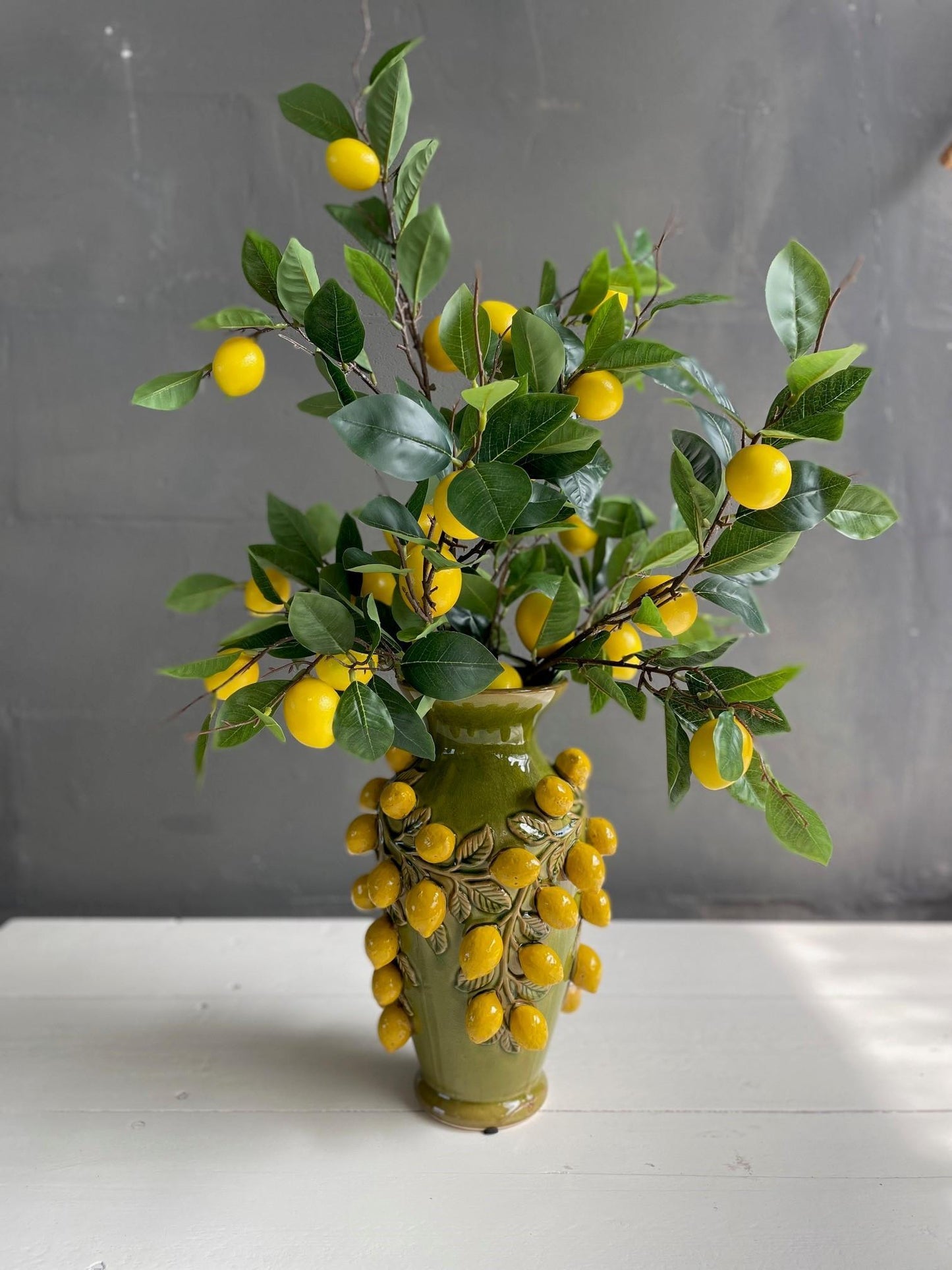 Fiori artificiali - Bouquet L - Lemon Glow - 80 cm