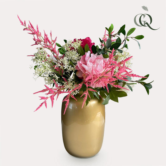 Artificial Flowers - Bouquet L - Shiny Pink - 80cm