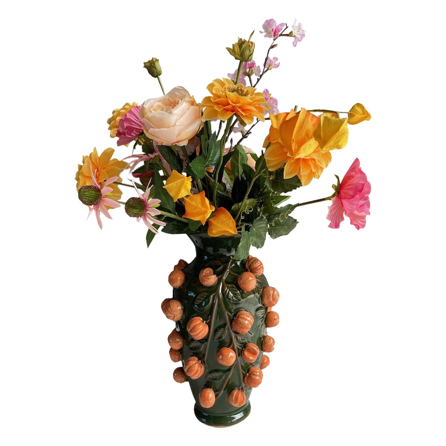 Fiori artificiali - Bouquet L - Arancio Estate - 80cm