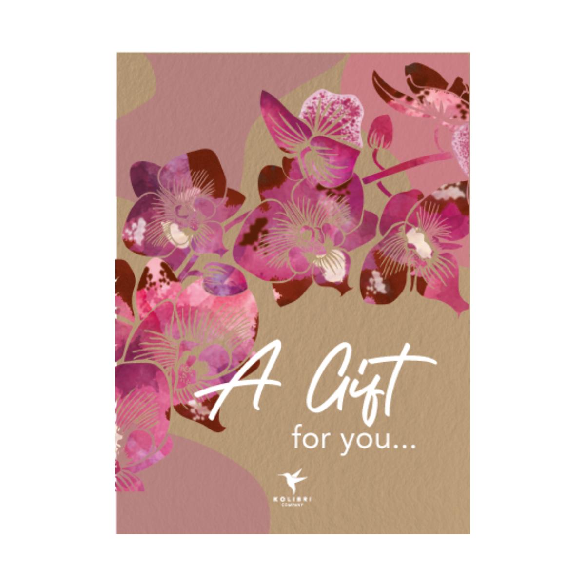 Kolibri Company - Postcard: A gift for you