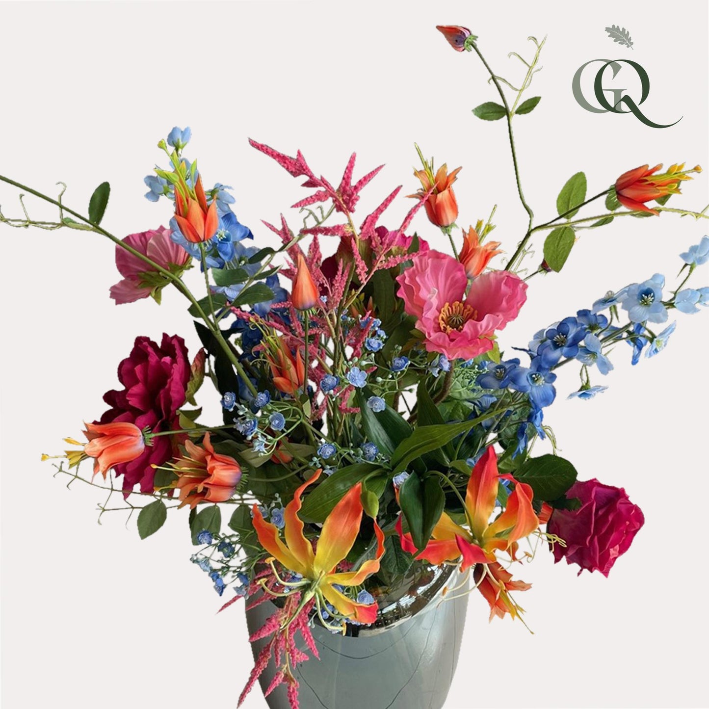 Artificial Flowers - Bouquet L - Colourful Glam - 80cm