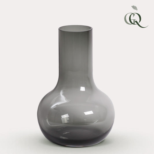 Vase glass Vase glass - S - H37 W25 - Seim - Gray