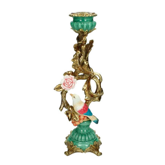 Candlestick bird & Flower - Extra Large - 33 cm Candlestick bird & Flower - Extra Large - 33 cm