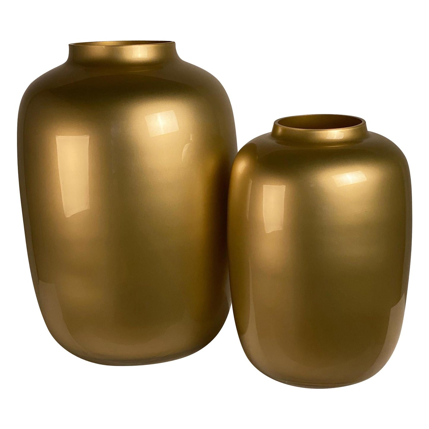 Vaas glas Vaas glas - M - H35 W25 - Artic - Gold