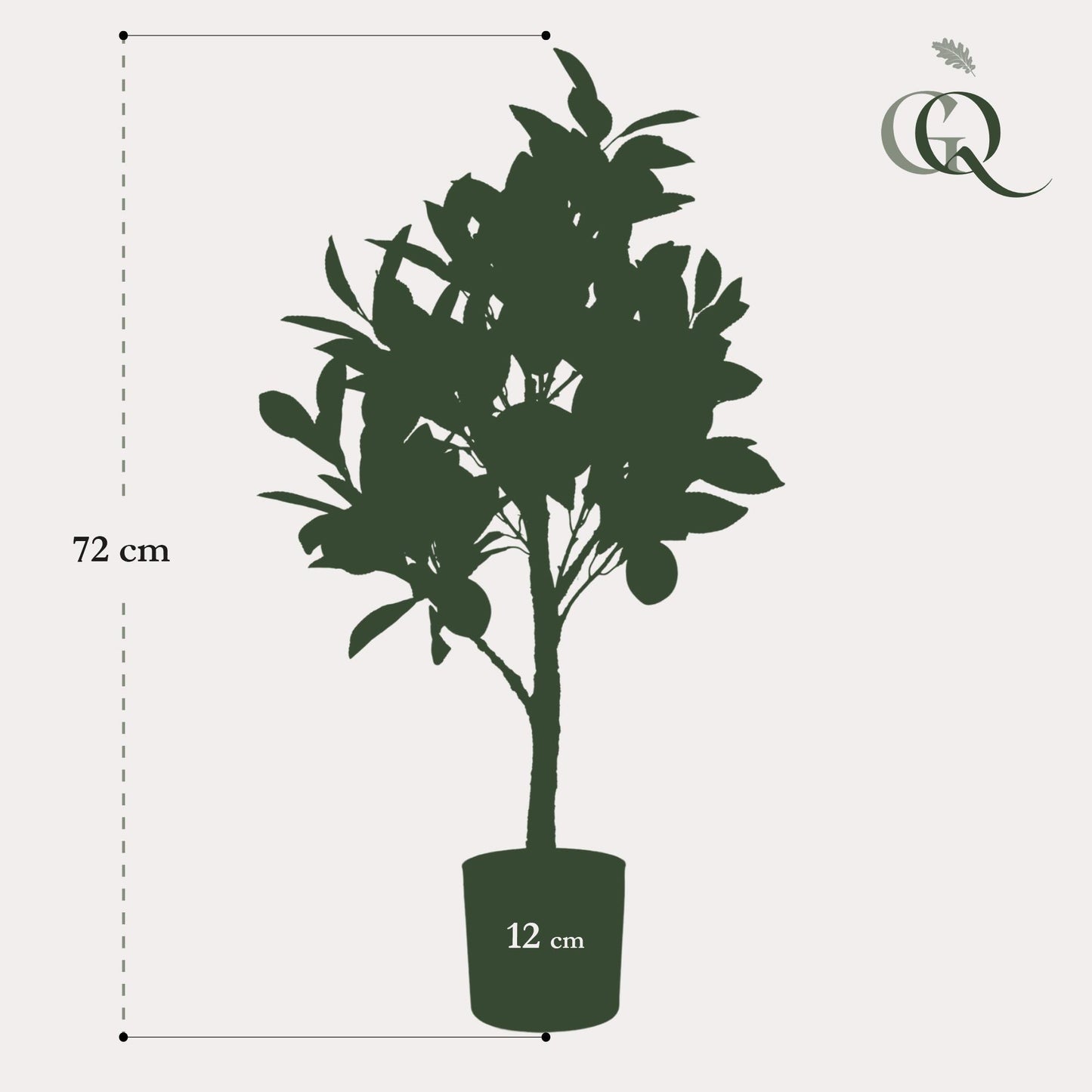 Kunstplant - Citrus Limonia - Citroenboom - 75 cm Kunstplant - Citrus Limonia - Citroenboom - 75 cm