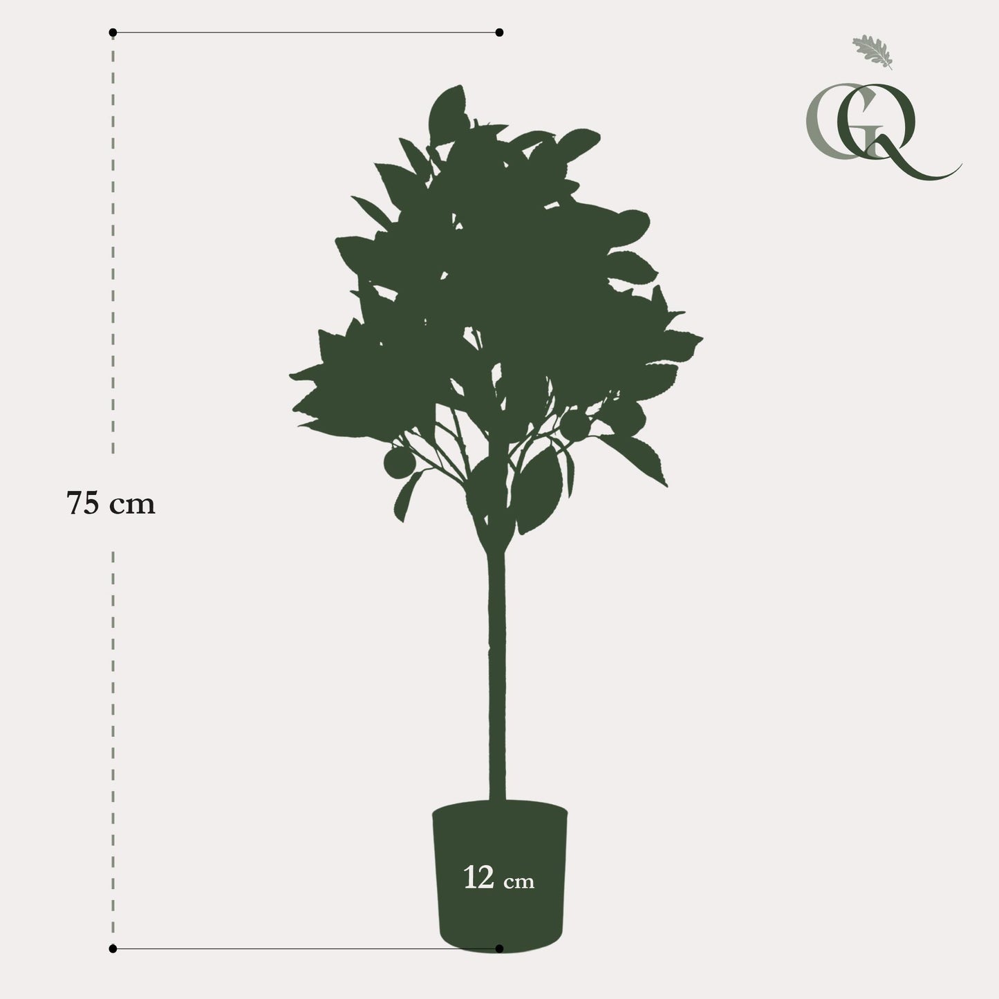 Kunstplant - Citrus Sinensis - Sinaasappelboom - 75 cm Kunstplant - Citrus Sinensis - Sinaasappelboom - 75 cm