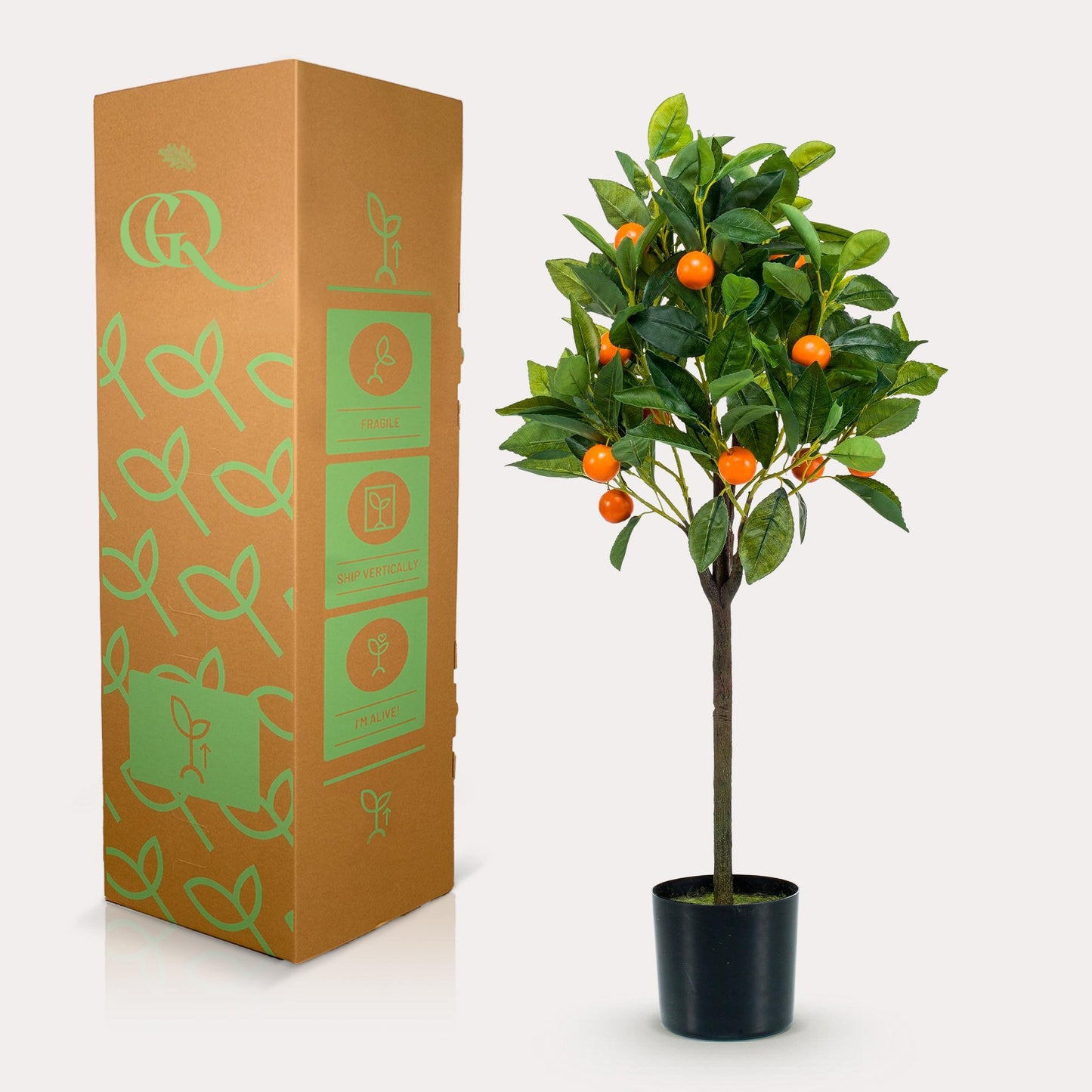 Kunstplant - Citrus Sinensis - Sinaasappelboom - 75 cm Kunstplant - Citrus Sinensis - Sinaasappelboom - 75 cm