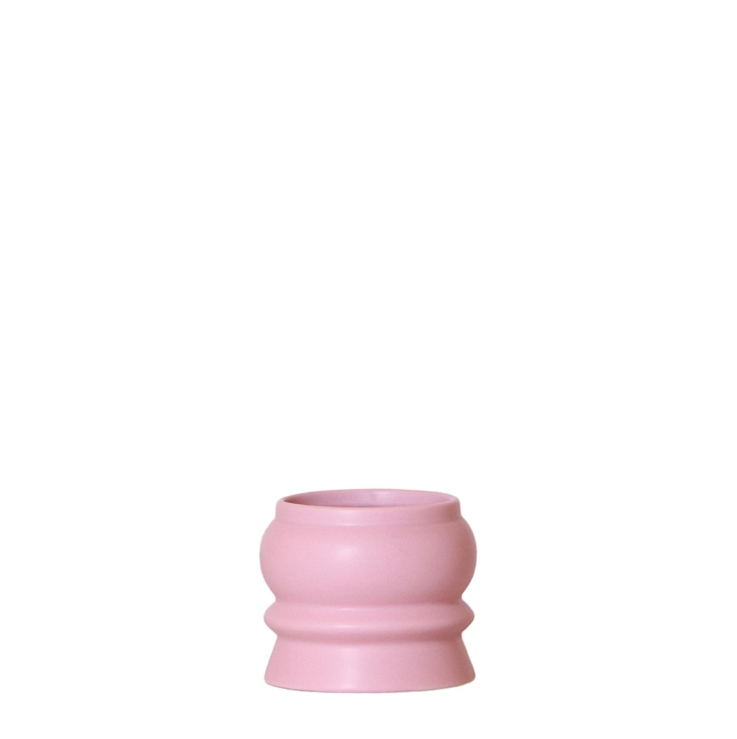 Kolibri Home | Tower roze bloempot - roze keramieken sierpot Ø6cm